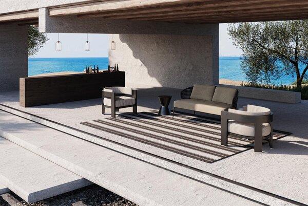 Limited Edition Venkovní koberec Poolside, Limited Edition, obdélníkový 200x250 cm, lem dle specifikace, barva dle vzorníku