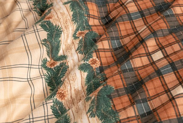Povlečení Nordville Flanel premium 1x 140/200, 1x 70/90