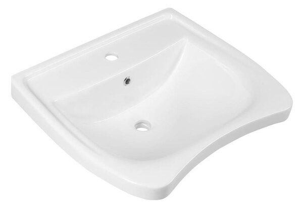 Sapho - Bezbariérové závěsné umyvadlo DISABLED 60x55 cm keramika/bílá
