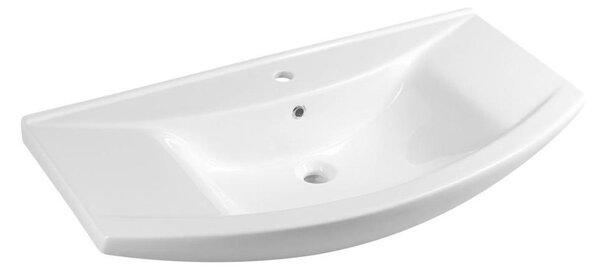 Aqualine - Zápustné umyvadlo ZERO 97x51 cm keramika/bílá