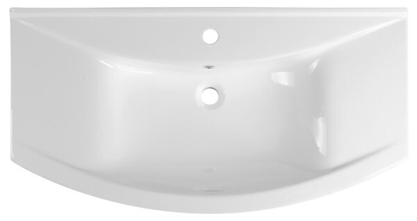 Aqualine - Zápustné umyvadlo ZERO 97x51 cm keramika/bílá
