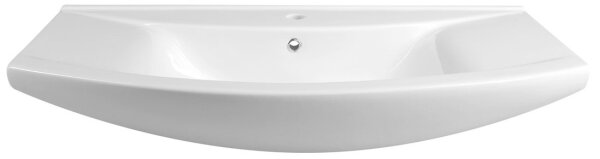 Aqualine - Zápustné umyvadlo ZERO 97x51 cm keramika/bílá