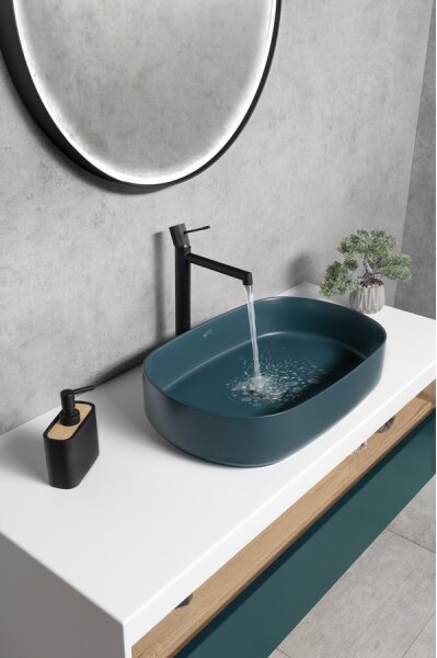 Sapho - Umyvadlová baterie SOLARIS 32 cm matná černá