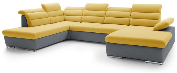 Sedací souprava GRECO II U | 230x356x194 | rozkládací + úložný prostor | VÝBĚR TKANIN