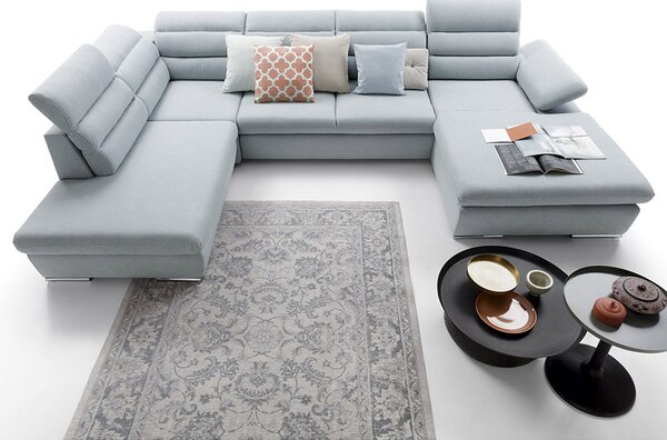 Sedací souprava GRECO II U | 230x356x194 | rozkládací + úložný prostor | VÝBĚR TKANIN
