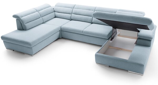 Sedací souprava GRECO II U | 230x356x194 | rozkládací + úložný prostor | VÝBĚR TKANIN