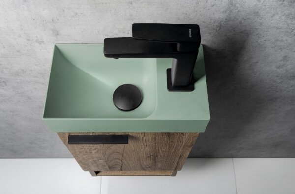 Sapho - Umyvadlová baterie TURSI 15 cm matná černá