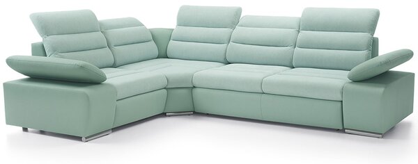 Sedací souprava Korfu mini | LEVÁ | 225x296 cm | rozkládací, bez úložného prostoru | VÝBĚR TKANIN