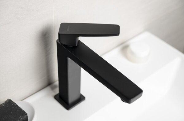 Sapho - Umyvadlová baterie TURSI 19 cm matná černá