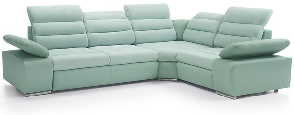 Sedací souprava Korfu mini | PRAVÁ | 296x225 cm | rozkládací, bez úložného prostoru | VÝBĚR TKANIN