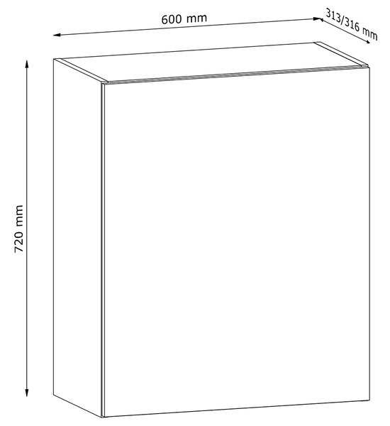 Kuchyňská linka LANGEN au | 160 cm | S ÚCHYTY | artisan