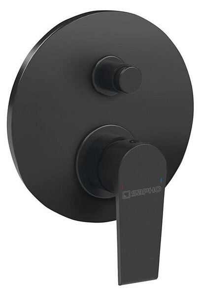 Sapho - Sprchová baterie pro podomítkovou instalaci KAI matná černá