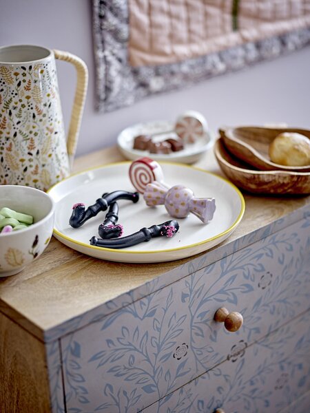 Bloomingville Dřevěný talířek Riana sada 2 ks 16 cm