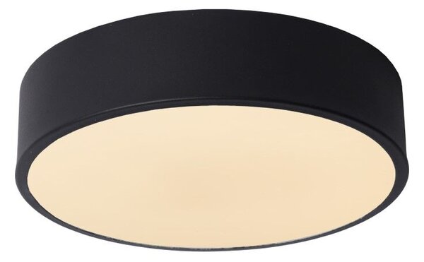 LUCIDE 79185/20/30 UNAR stropní svítidlo D200mm LED 12W/580lm 2700K černá, opálová, switchdimmer