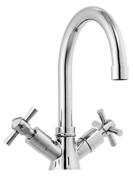 Aqualine - Umyvadlová baterie XENIA RETRO 22,2 cm lesklý chrom