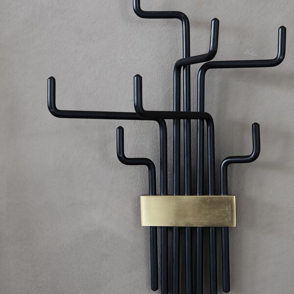 House Doctor Kovový věšák Pipes 42,5 cm