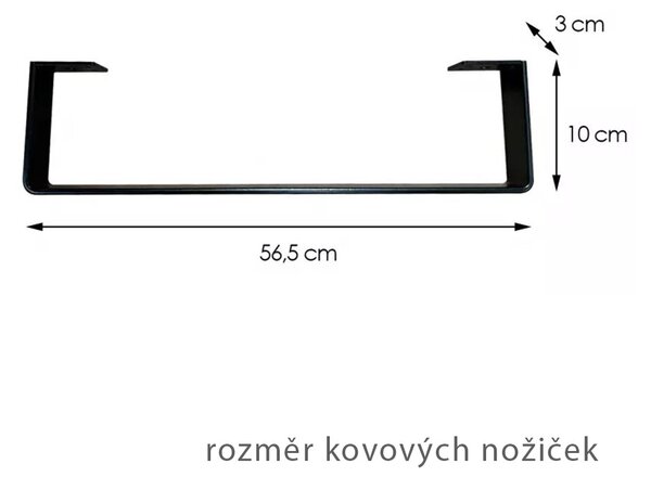 CALI | šatní skříň C-1 s policemi a šatní tyčí + NOHY | artisan