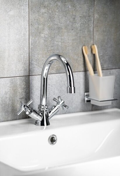 Aqualine - Umyvadlová baterie XENIA RETRO 22,2 cm lesklý chrom