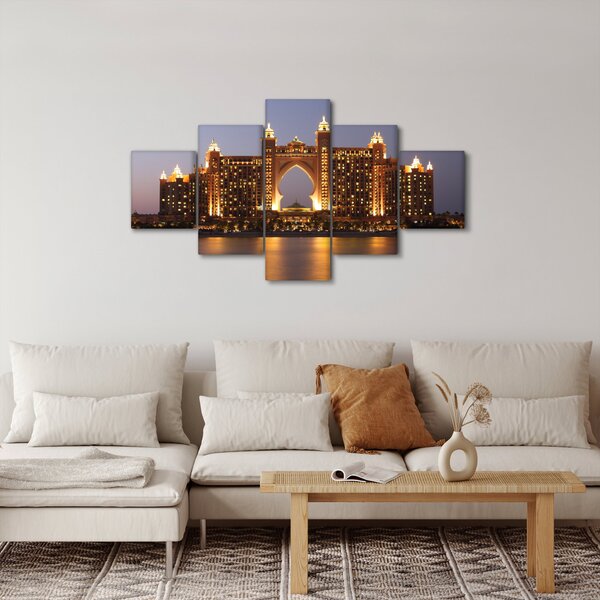 Obraz stavby v Dubaji (125x70 cm)
