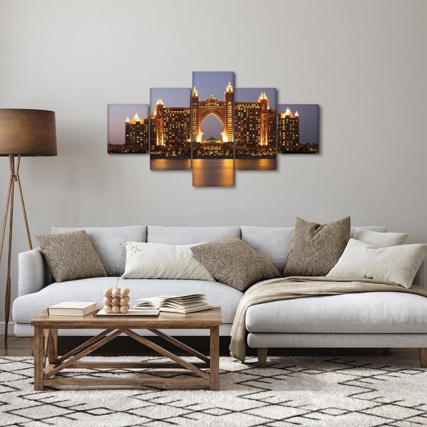 Obraz stavby v Dubaji (125x70 cm)