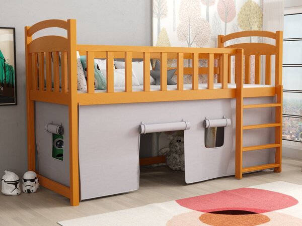 Dětská zvýšená postel Aramis, Dub, 80x180