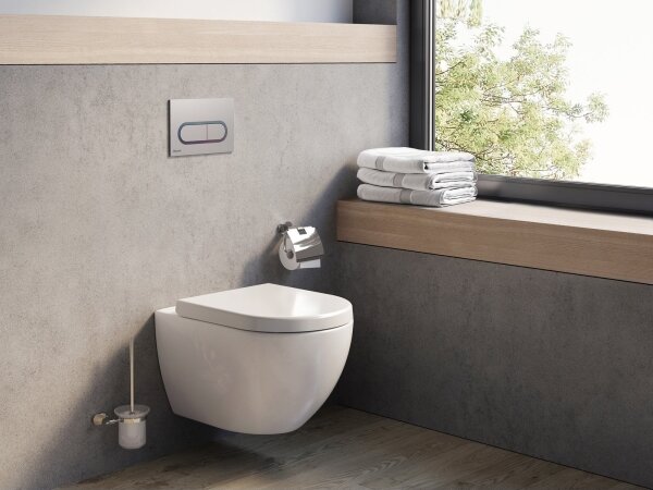 Ravak X01516 - Závěsné WC UNI CHROME keramika/bílá