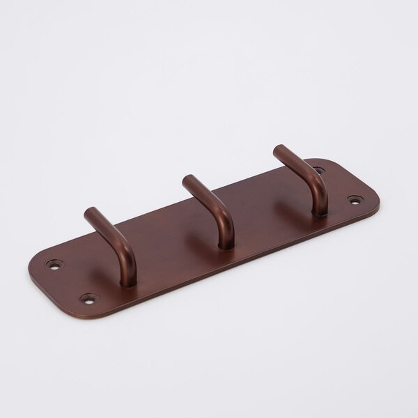 House Doctor Kovový věšák Brown 18 cm