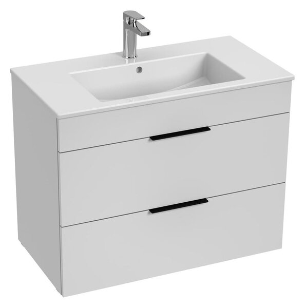 JIKA H4537621763001 - Koupelnová skříňka s umyvadlem CUBE 80 cm bílá