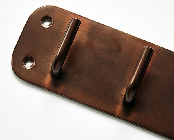 House Doctor Kovový věšák Brown 18 cm