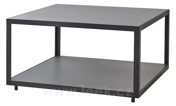 Cane-line Rám pro konferenční stolek Level, Cane-line, čtvercový 79x79x42 cm, hliník barva lava grey