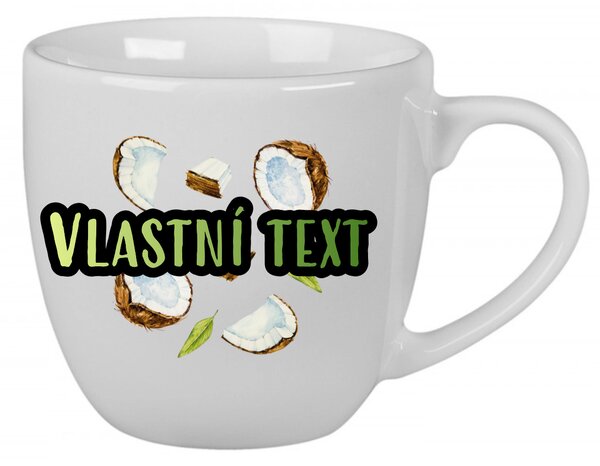 Personalizovaný keramický hrnek 400 ml s ovocem a textem