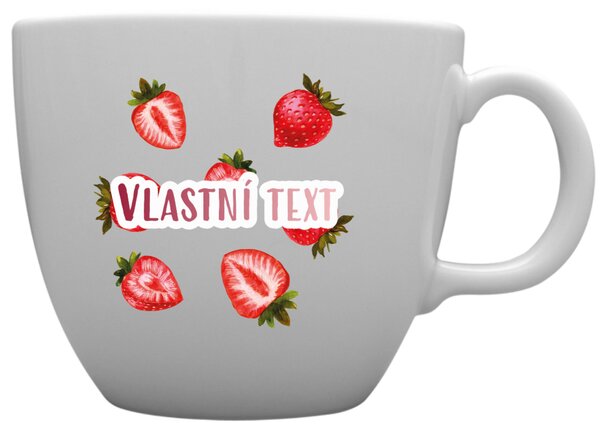 Personalizovaný MEGA XXL keramický hrnek 1000 ml k s ovocem a textem