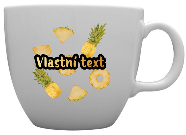 Personalizovaný MEGA XXL keramický hrnek 1000 ml k s ovocem a textem