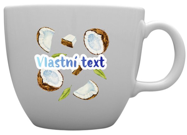 Personalizovaný MEGA XXL keramický hrnek 1000 ml k s ovocem a textem