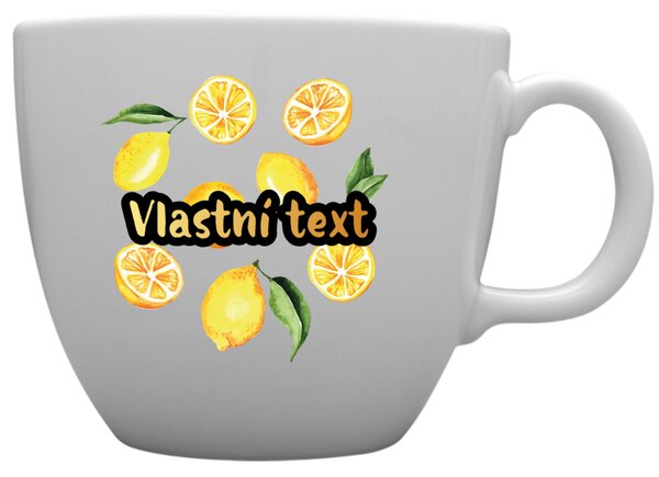 Personalizovaný MEGA XXL keramický hrnek 1000 ml k s ovocem a textem