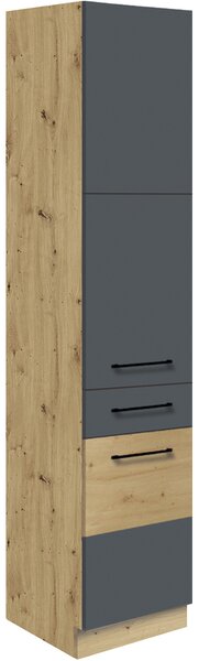 Kuchyňská linka INFINITY s | 170x310 + 145 cm | artisan/šedá mat