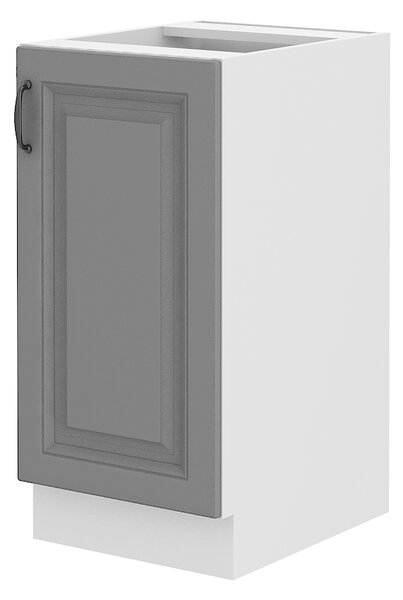 Kuchyňská linka STILO bs | 230 cm | bílá/šedá