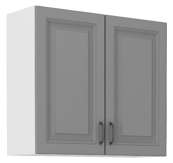 Kuchyňská linka STILO bs | 250 cm | bílá/šedá
