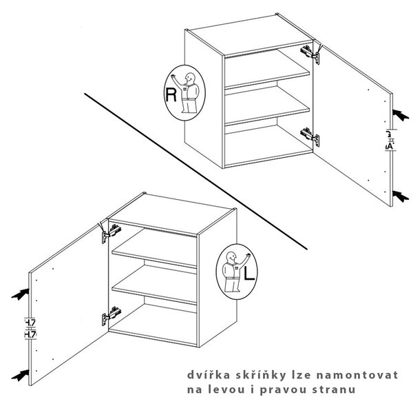 Kuchyňská linka STILO ab | ve tvaru L | 225x280 cm | zásuvky PREMIUM BOX | artisan/bílá