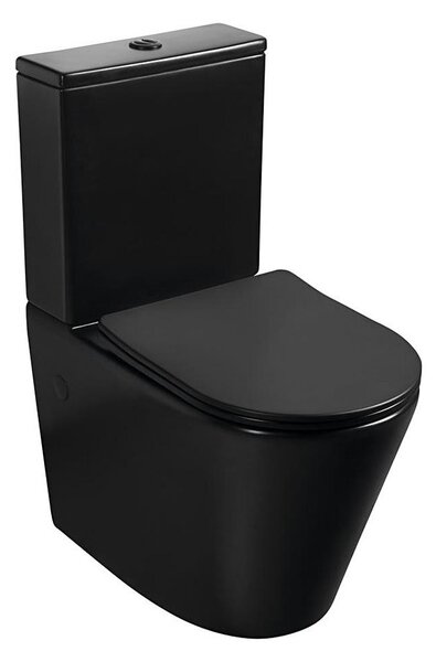 Sapho - WC kombi PACO keramika/černá