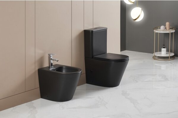 Sapho - WC kombi PACO keramika/černá