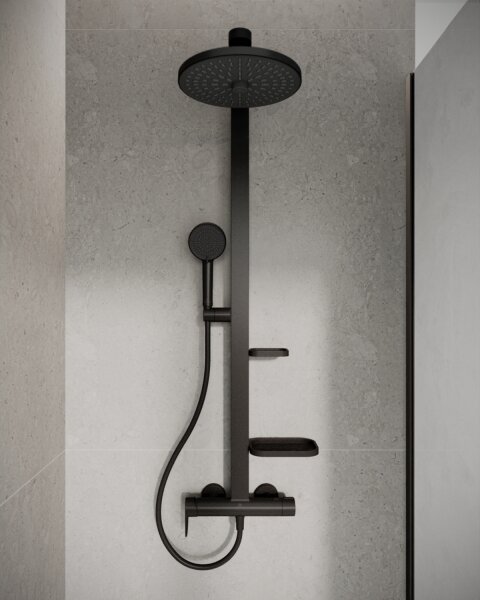 Ideal Standard BD584XG - Sprchová sada s baterií CERAFLOW ALU+ matná černá