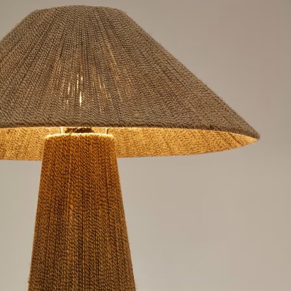 Jutová stolní lampa Kave Home Renee