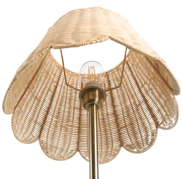 Stojací lampa SALM Ratan Přírodní