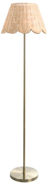 Stojací lampa SALM Ratan Přírodní
