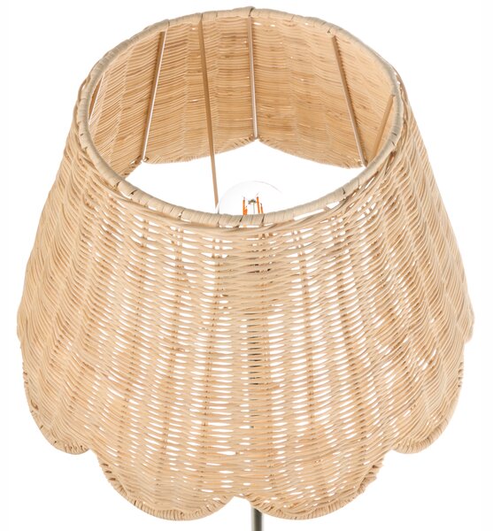 Stojací lampa SALM Ratan Přírodní