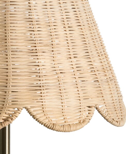 Stojací lampa SALM Ratan Přírodní