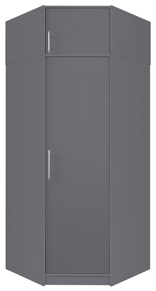 SMART a | sestava šatních skříní | 145x245 cm | antracit