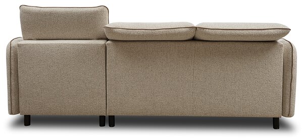 Sedací souprava BONA | 237x165 cm | PRAVÁ | rozkládací + úložný prostor | VÝBĚR TKANIN