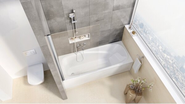 Ravak CO11000000 - Vana VANDA 150x70 cm akrylát/lesklá bílá